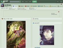 Tablet Screenshot of nerdmaso.deviantart.com