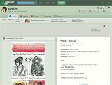 Tablet Screenshot of caroll-in.deviantart.com