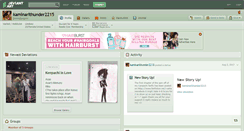 Desktop Screenshot of kaminarithunder2215.deviantart.com