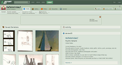 Desktop Screenshot of hatexmyxself.deviantart.com