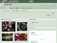 Tablet Screenshot of cartoon-eyes.deviantart.com