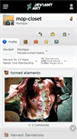 Mobile Screenshot of mop-closet.deviantart.com