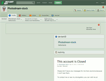 Tablet Screenshot of photodream-stock.deviantart.com