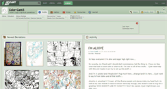 Desktop Screenshot of color-cat65.deviantart.com