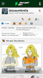 Mobile Screenshot of dozusumbrella.deviantart.com