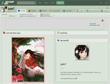 Tablet Screenshot of jadet.deviantart.com