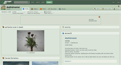 Desktop Screenshot of deathdreamer.deviantart.com