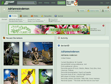 Tablet Screenshot of adrianneanderson.deviantart.com