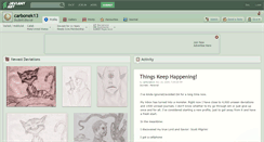Desktop Screenshot of carbonek13.deviantart.com