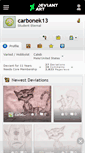 Mobile Screenshot of carbonek13.deviantart.com
