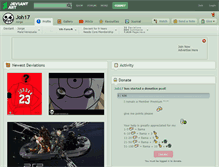 Tablet Screenshot of joh17.deviantart.com