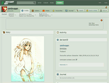 Tablet Screenshot of omiwaan.deviantart.com