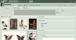 Desktop Screenshot of maskofadoll.deviantart.com