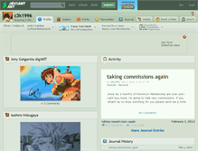 Tablet Screenshot of c3k1996.deviantart.com