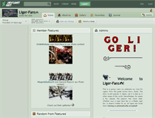 Tablet Screenshot of liger-fans.deviantart.com