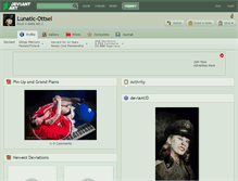 Tablet Screenshot of lunatic-ottsel.deviantart.com