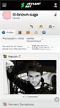Mobile Screenshot of lil-brown-suga.deviantart.com