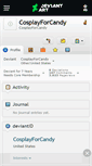 Mobile Screenshot of cosplayforcandy.deviantart.com