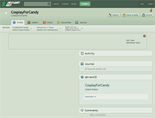 Tablet Screenshot of cosplayforcandy.deviantart.com