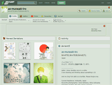 Tablet Screenshot of ao-murasaki-iro.deviantart.com