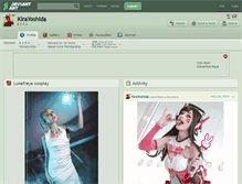 Tablet Screenshot of kirayoshida.deviantart.com