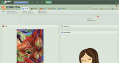 Desktop Screenshot of delicate-wings.deviantart.com