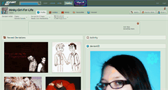 Desktop Screenshot of minky-girl-for-life.deviantart.com
