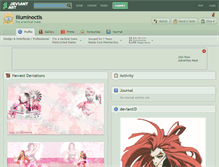 Tablet Screenshot of illuminoctis.deviantart.com