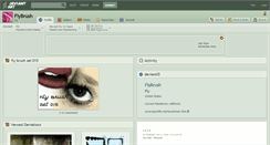 Desktop Screenshot of flybrush.deviantart.com