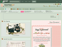 Tablet Screenshot of kezzi-rose.deviantart.com