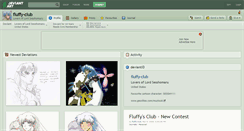 Desktop Screenshot of fluffy-club.deviantart.com