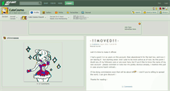 Desktop Screenshot of cutecosmo.deviantart.com