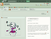 Tablet Screenshot of cutecosmo.deviantart.com