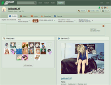 Tablet Screenshot of jailbaitcat.deviantart.com