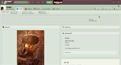 Desktop Screenshot of looke.deviantart.com