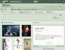 Tablet Screenshot of diliaren.deviantart.com