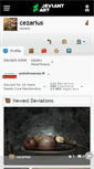 Mobile Screenshot of cezarius.deviantart.com
