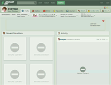 Tablet Screenshot of exeypan.deviantart.com