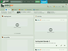 Tablet Screenshot of andre-j.deviantart.com
