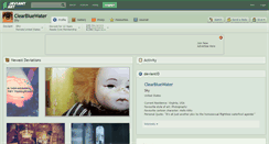 Desktop Screenshot of clearbluewater.deviantart.com