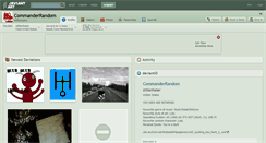 Desktop Screenshot of commanderrandom.deviantart.com