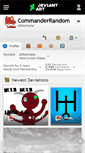 Mobile Screenshot of commanderrandom.deviantart.com