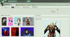 Desktop Screenshot of crimsononi.deviantart.com