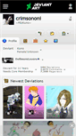 Mobile Screenshot of crimsononi.deviantart.com