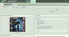 Desktop Screenshot of monsieur-chat.deviantart.com