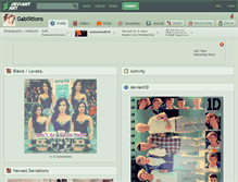Tablet Screenshot of gabiiitions.deviantart.com