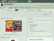 Tablet Screenshot of acsinaogopodlin.deviantart.com
