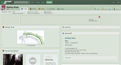 Desktop Screenshot of destiny-rose.deviantart.com