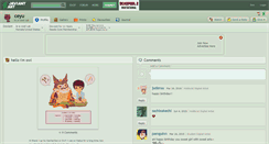 Desktop Screenshot of ceyu.deviantart.com