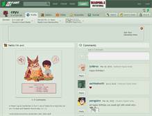 Tablet Screenshot of ceyu.deviantart.com
